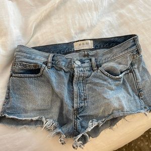 We the Free daisy duke denim shorts